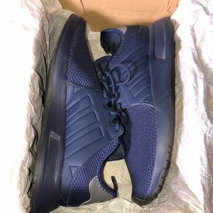 Navy blue adidas sneakers  big kids 5 women 7